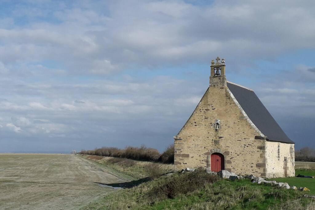 Vue Mer Pour Une Escale En Baie Du Mt-St-Michel Cherrueix Екстериор снимка